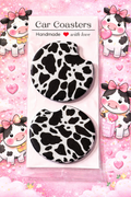 Set of 2 Neoprene Foam Car Coasters