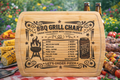 8x11 Laser Engraved Wood Cutting Board